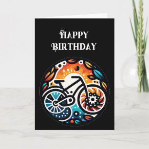 Happy Birthday Bike Inspirational Card