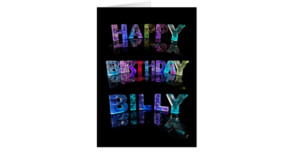 Happy Birthday Billy Card | Zazzle