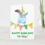 Happy Birthday Bird Parakeet  Card