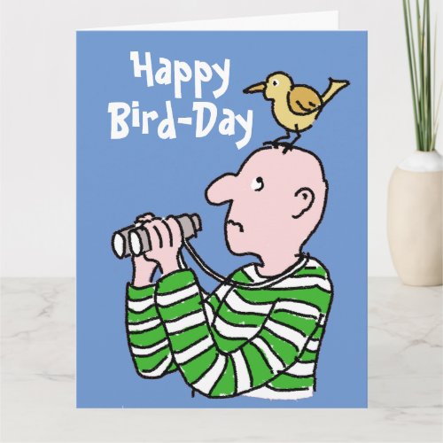 Happy Birthday Bird Watcher or Birder Card