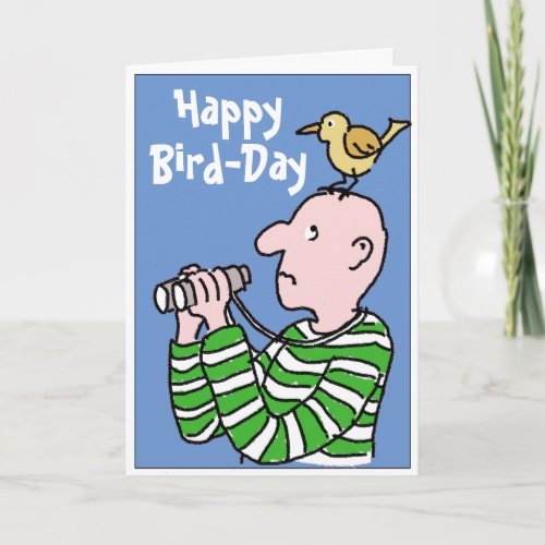 Happy Birthday Bird Watcher or Birder Card
