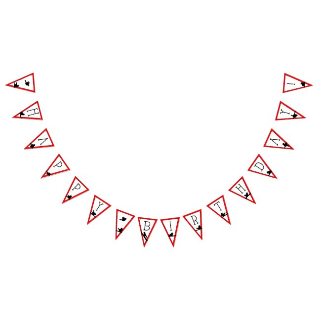 Happy Birthday Birds Banner (All)