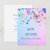 Happy Birthday-Birthday Wishes (Front/Back)