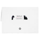 Happy Birthday Black Labrador Cute Duck Dog - (Back Horizontal)
