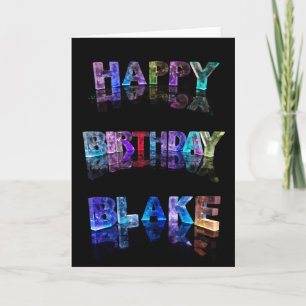 Happy Birthday Blake Card