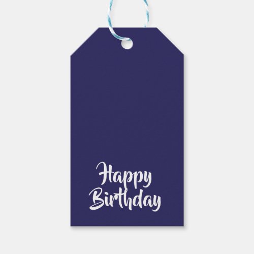 Happy Birthday Blue 26235C Gift Tags