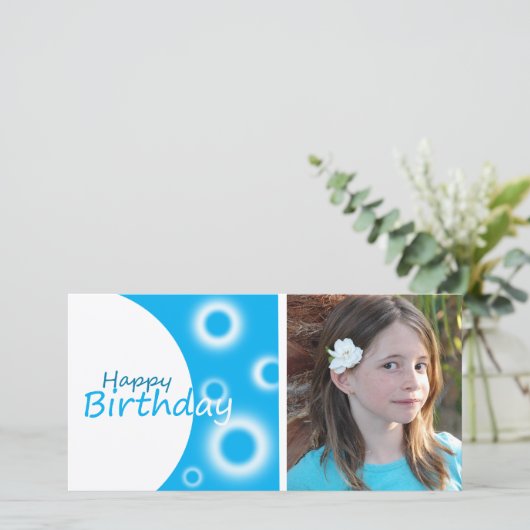 Happy Birthday blue balls (Standing Front)