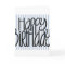 Happy Birthday Blue Stripes Card