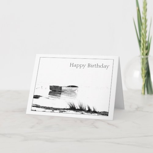 Happy Birthday Boat Card