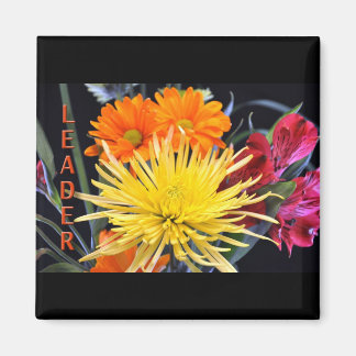 Happy Birthday Boss Flowers Magnet