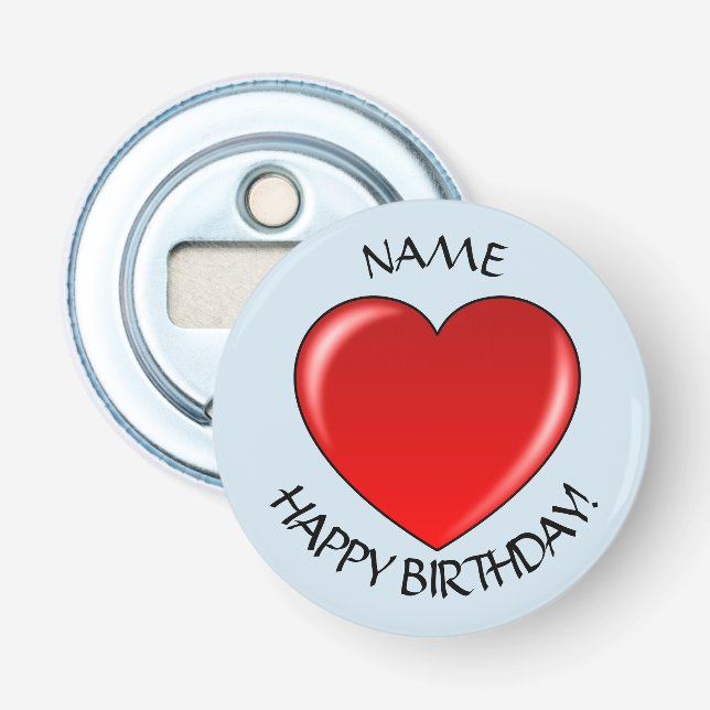 Happy Birthday Bottle Opener (Front)