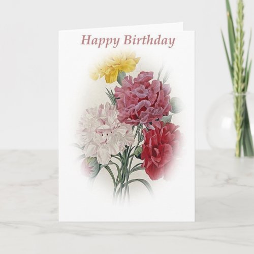Happy Birthday Bouquet Card