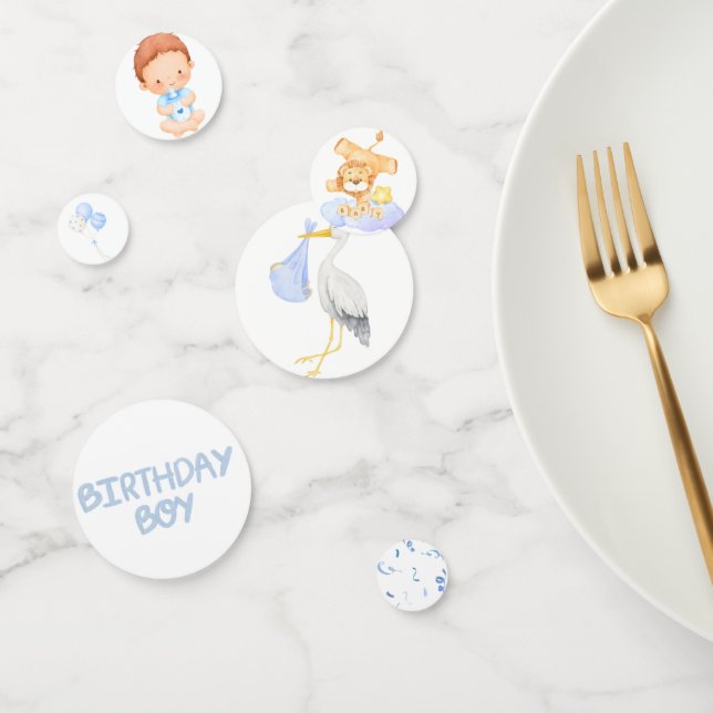 Happy birthday boy confetti (Group)