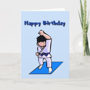 Karate Birthday Cards Zazzle