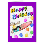 Happy birthday, brave surfer (Front)