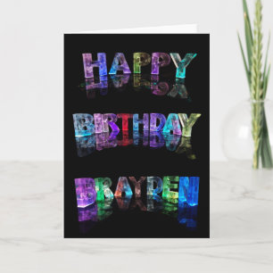 Happy Birthday Brayden Card
