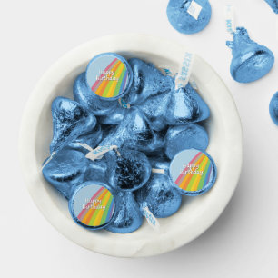 Happy Birthday Bright & Colorful Rainbow Hershey®'s Kisses®