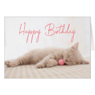 Happy Birthday British Shorthair Cat Cards