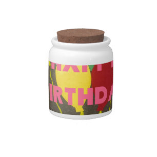 Happy Birthday Bro Art Print Candy Jar
