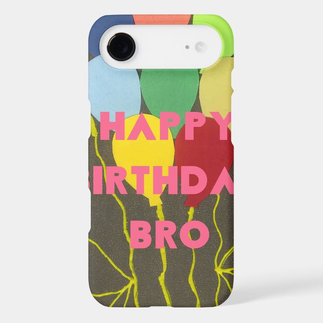 Happy Birthday Bro Case-Mate iPhone Case (Back)