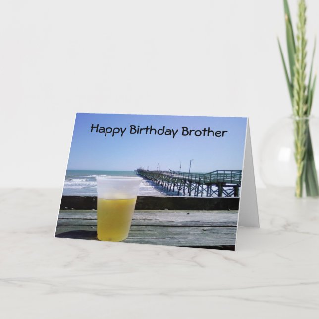 Happy Birthday Brother Card (Front)
