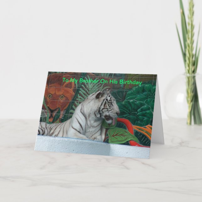 Happy Birthday Brother Card (Front)