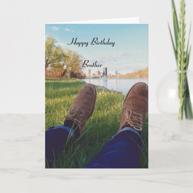 Happy Birthday Brother Card (Front)