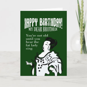 Happy birthday brother card