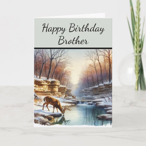 Happy Birthday Brother Deer Buck