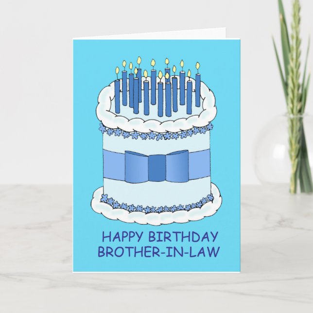 Happy Birthday Brother in Law Card (Front)