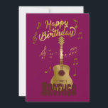 Happy Birthday Brothers Invitation<br><div class="desc">Birthday greetings for your brothers Birthday,  check my store for more options</div>