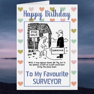 Happy Birthday Building Surveyor Cards