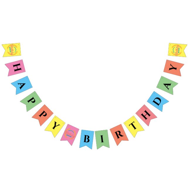 Happy Birthday  Bunting Flags (All)