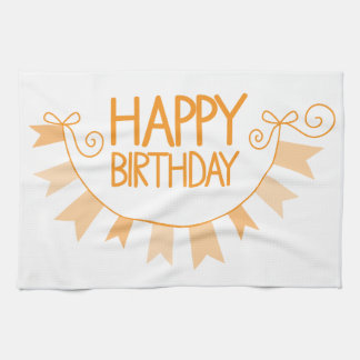 HAPPY BIRTHDAY BUNTING TOWELS