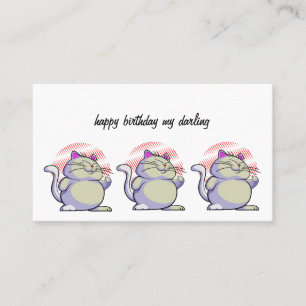 happy birthday business card