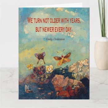 Happy Birthday Butterflies Card by lazyrivergreetings at Zazzle