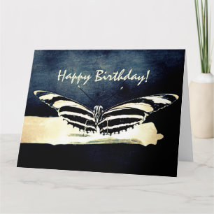 Happy Birthday Butterfly Custom Big Birthday Card