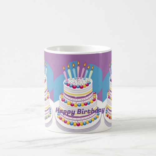 Happy Birthday Cake  Coffee Mug
