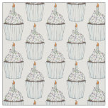 Happy Birthday Cake Cupcake Sprinkles Celebration Fabric