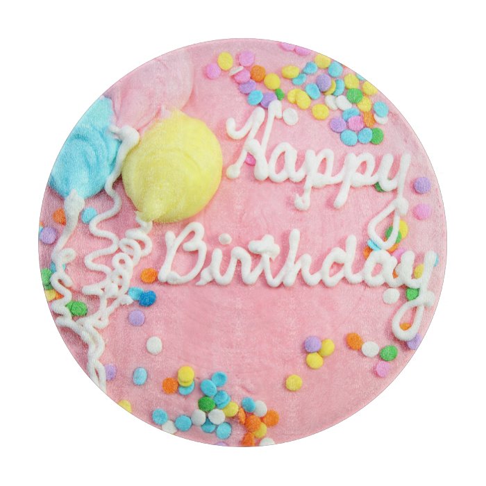 Happy Birthday Cake Cutting Board | Zazzle