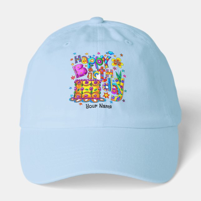Happy Birthday Cake hats (Front)