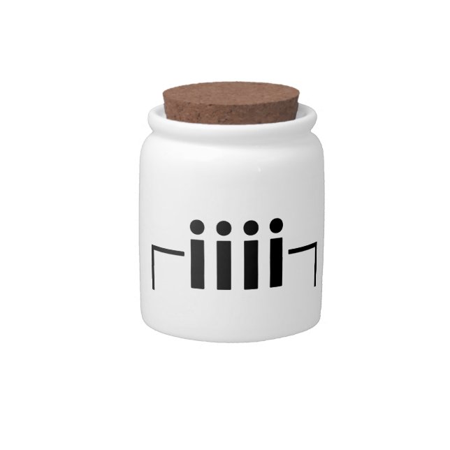 Happy Birthday [ Cake ] Japanese Emoticon Candy Jar (Front)