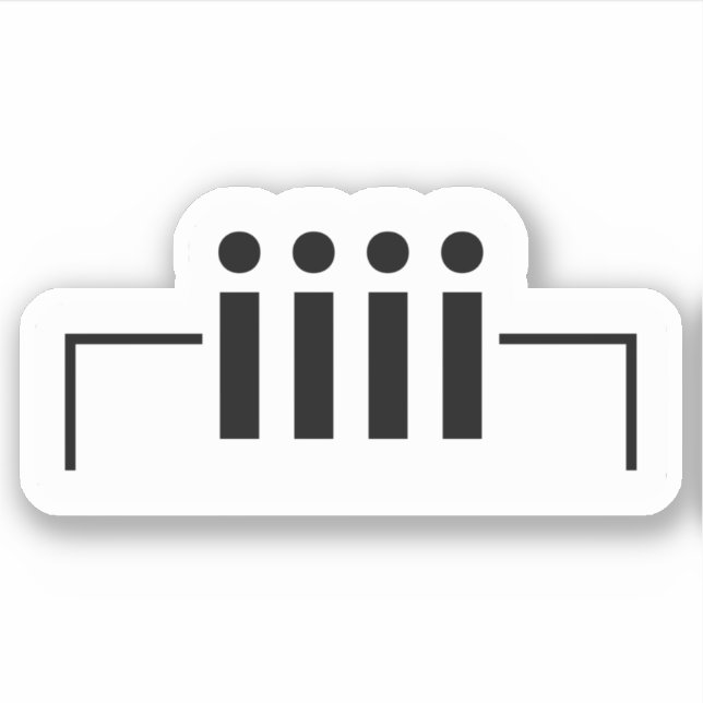 Happy Birthday [ Cake ] Japanese Emoticon Sticker (Front)