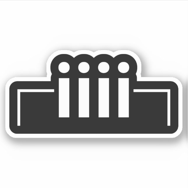 Happy Birthday [ Cake ] Japanese Emoticon Sticker (Front)