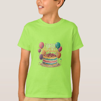 Happy birthday cake Kids' Basic T-Shirt