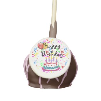 Happy Birthday Cake Pops by CreativeMastermind at Zazzle
