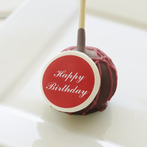 Happy Birthday Cake Pops_Chocolate Cake Cake Pops
