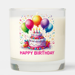 Happy Birthday Cake Scented Candle