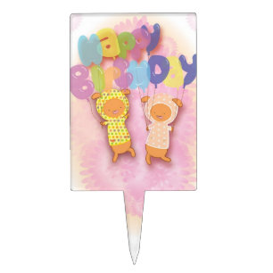 Happy Birthday Cake Topper