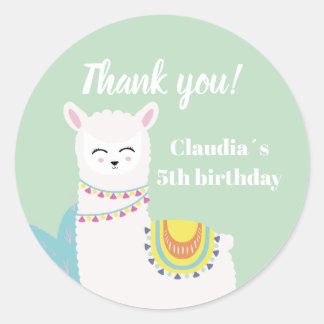Happy Birthday Call Classic Round Sticker